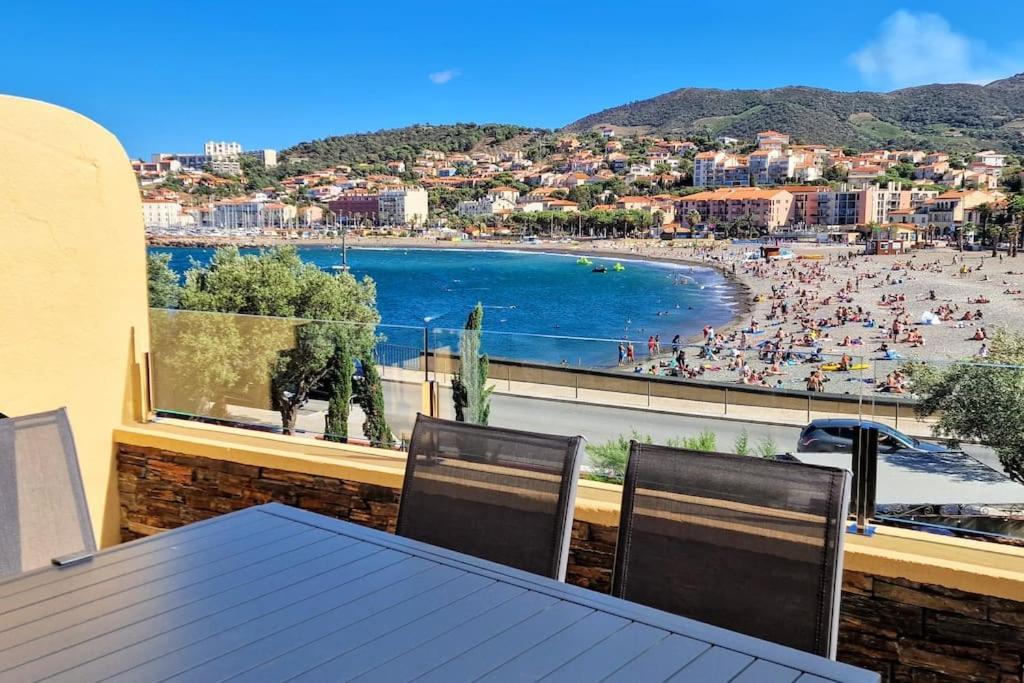 Apartamento Unique Rare 1Ere Ligne Neuf Clim Banyuls-sur-Mer Exterior foto